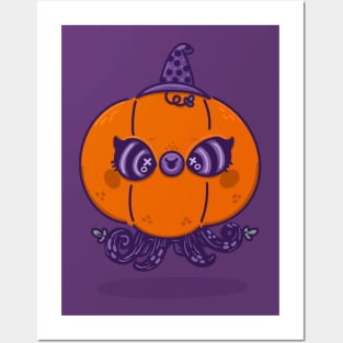 Octopumpkin Posters and Art